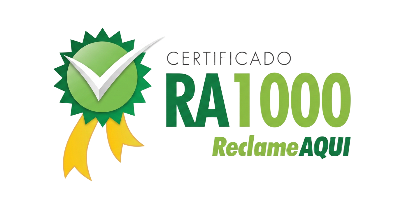 Certificado Reclame Aqui RA1000